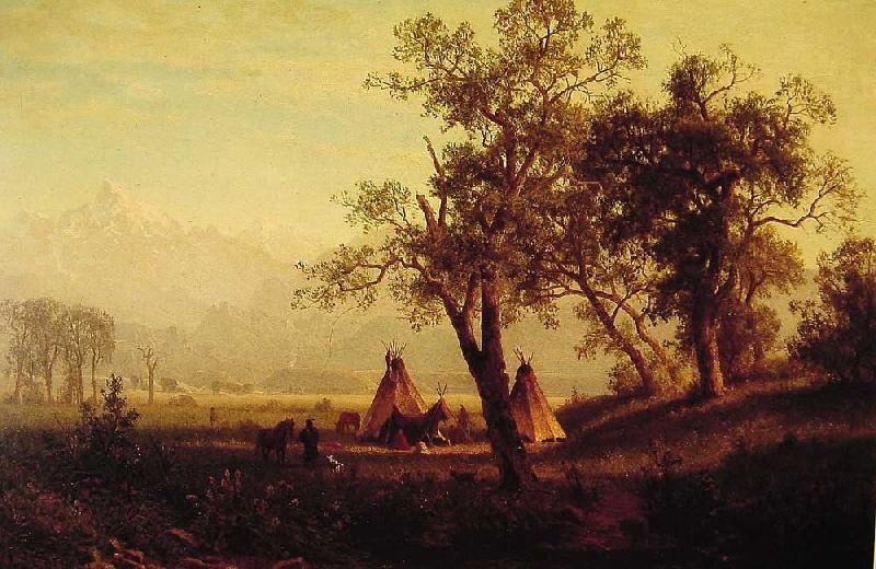 Albert Bierstadt Wind River Mountains Nebraska Territory China oil painting art